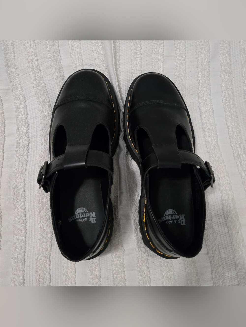 Dr. Martens - Bethan Black Mary Jane Platforms - Picture 2 of 9